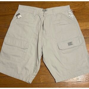 BKE Cargo Shorts Mens 34 Khaki NWT Buckle Utility Pockets Casual Cotton